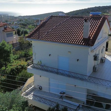 Beautiful Maisonette With A View To The Mountains And The Sea Agia Marina  Exteriör bild