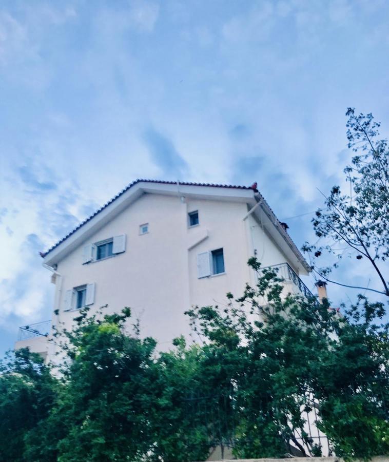 Beautiful Maisonette With A View To The Mountains And The Sea Agia Marina  Exteriör bild