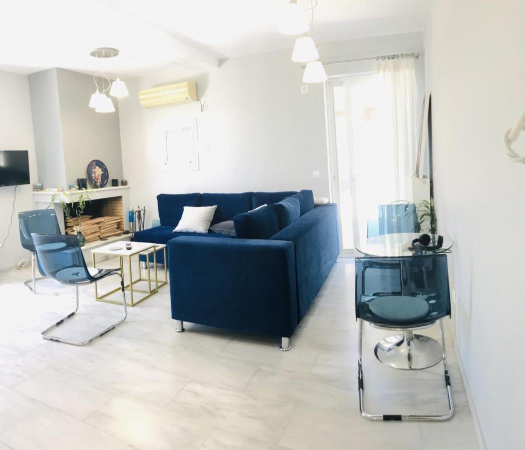 Beautiful Maisonette With A View To The Mountains And The Sea Agia Marina  Exteriör bild