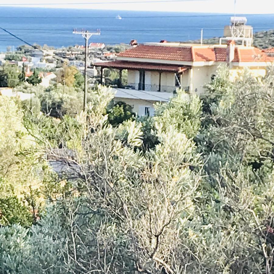 Beautiful Maisonette With A View To The Mountains And The Sea Agia Marina  Exteriör bild
