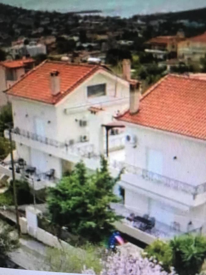 Beautiful Maisonette With A View To The Mountains And The Sea Agia Marina  Exteriör bild