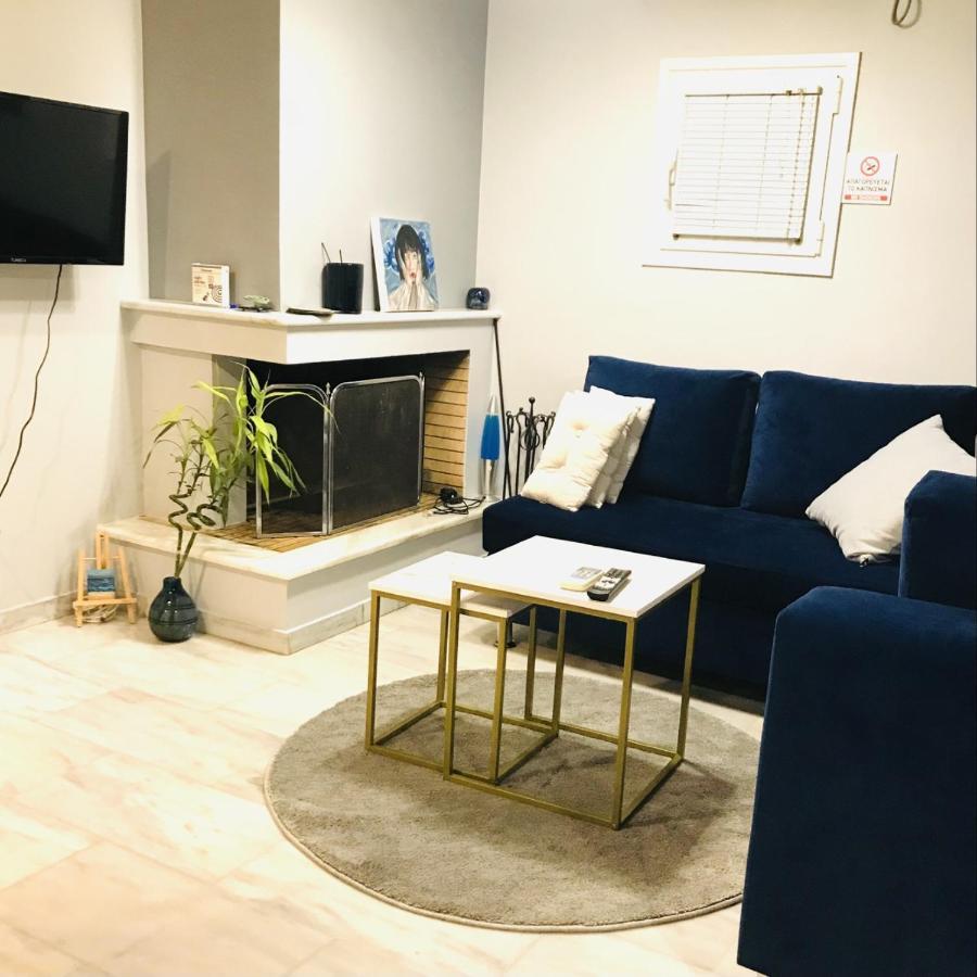 Beautiful Maisonette With A View To The Mountains And The Sea Agia Marina  Exteriör bild