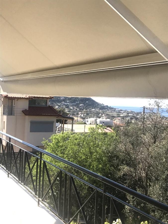 Beautiful Maisonette With A View To The Mountains And The Sea Agia Marina  Exteriör bild