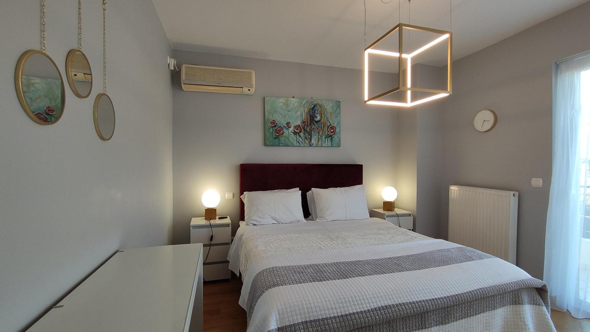 Beautiful Maisonette With A View To The Mountains And The Sea Agia Marina  Exteriör bild