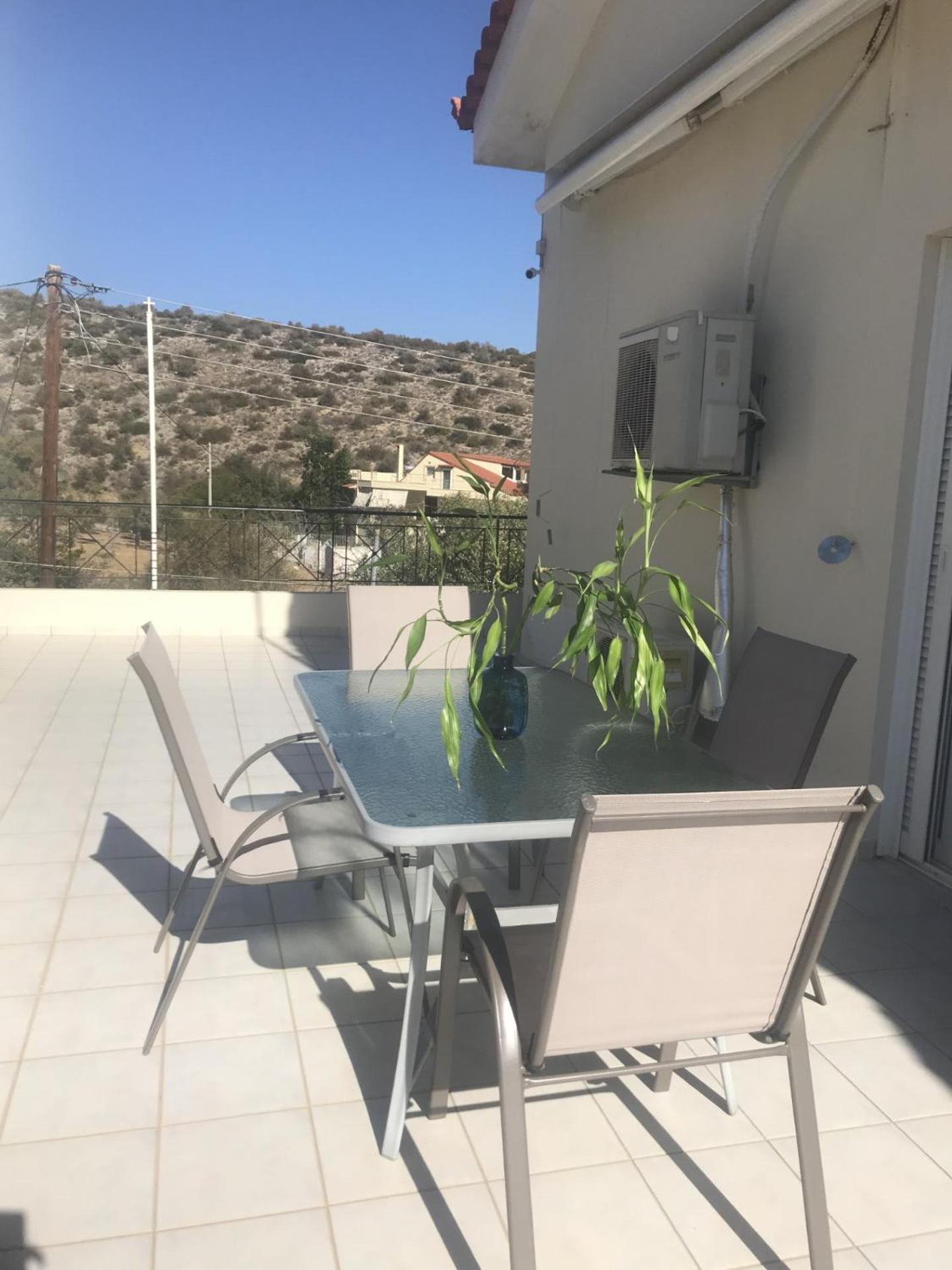 Beautiful Maisonette With A View To The Mountains And The Sea Agia Marina  Exteriör bild